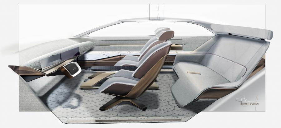 Эскиз Infiniti QX Inspiration 2019 года  (фото 157 из 159)